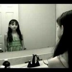 Creepy Grudge Ghost Girl in the Mirror!